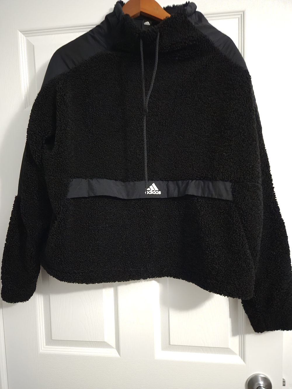 Adidas Black Sherpa Jacket